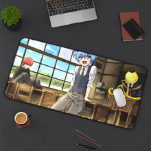 Load image into Gallery viewer, Assassination Classroom Koro-sensei, Karma Akabane, Nagisa Shiota Mouse Pad (Desk Mat) On Desk
