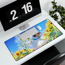 Load image into Gallery viewer, Anime Girl Mouse Pad (Desk Mat) With Laptop
