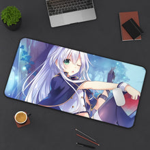 Load image into Gallery viewer, Rokudenashi Majutsu Koushi To Akashic Records Sistine Fibel Mouse Pad (Desk Mat) On Desk
