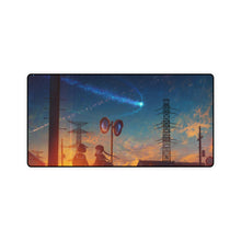 Load image into Gallery viewer, Anime, Student, Sunset, Sky, Scenery, School, Uniform, Mouse Pad (Desk Mat)
