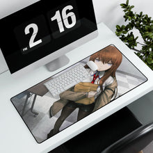 Load image into Gallery viewer, Makise Kurisu Mouse Pad (Desk Mat) With Laptop
