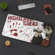 Load image into Gallery viewer, Highschool Of The Dead Mouse Pad (Desk Mat) On Desk
