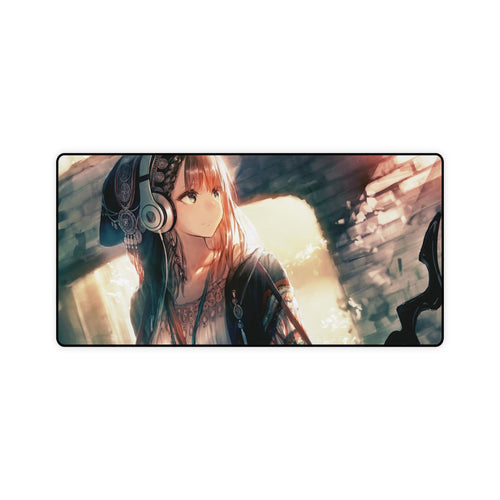 Anime Headphones Mouse Pad (Desk Mat)
