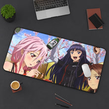 Load image into Gallery viewer, Guilty Crown Inori Yuzuriha, Ayase Shinomiya, Tsugumi Mouse Pad (Desk Mat) On Desk
