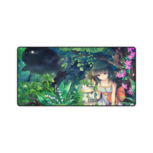Load image into Gallery viewer, Anime Girl in Spring Forest Mouse Pad (Desk Mat)
