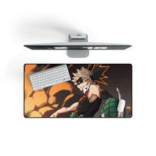 Load image into Gallery viewer, My Hero Academia Katsuki Bakugou Mouse Pad (Desk Mat) On Desk
