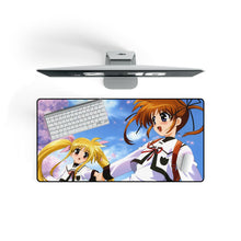 Load image into Gallery viewer, Magical Girl Lyrical Nanoha Mouse Pad (Desk Mat) On Desk
