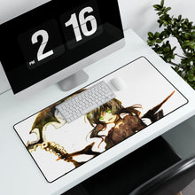 Load image into Gallery viewer, Black Rock Shooter Mouse Pad (Desk Mat)
