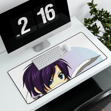 Load image into Gallery viewer, Chibi Saitou Mouse Pad (Desk Mat) With Laptop
