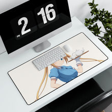 Load image into Gallery viewer, Kaho Hinata Mouse Pad (Desk Mat) With Laptop
