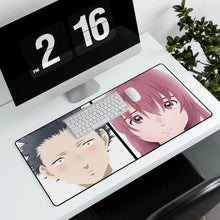 Load image into Gallery viewer, Koe No Katachi Mouse Pad (Desk Mat) With Laptop
