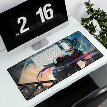 Load image into Gallery viewer, Hatsune Miku Singing Guitar Mouse Pad (Desk Mat)
