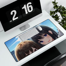 Load image into Gallery viewer, Anime Girl Mouse Pad (Desk Mat) With Laptop
