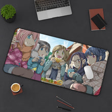 Load image into Gallery viewer, Laid-Back Camp by Mouse Pad (Desk Mat) On Desk
