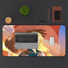 Load image into Gallery viewer, Yona Of The Dawn Mouse Pad (Desk Mat) With Laptop
