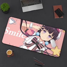 Load image into Gallery viewer, Blend S Maika Sakuranomiya Mouse Pad (Desk Mat) On Desk
