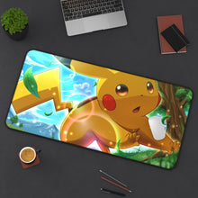Load image into Gallery viewer, Anime Pokémon Mouse Pad (Desk Mat) On Desk
