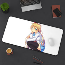 Load image into Gallery viewer, Chitoge Mouse Pad (Desk Mat) On Desk
