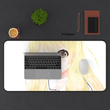Load image into Gallery viewer, Aho Girl Mouse Pad (Desk Mat) With Laptop
