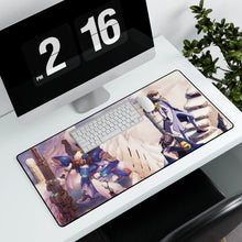 Load image into Gallery viewer, Mobile Suit Gundam Wing Mouse Pad (Desk Mat) With Laptop
