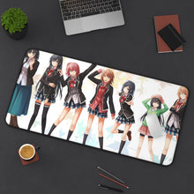 Load image into Gallery viewer, My Teen Romantic Comedy SNAFU Haruno Yukinoshita, Yukino Yukinoshita, Yui Yuigahama, Shizuka Hiratsuka, Komachi Hikigaya Mouse Pad (Desk Mat) On Desk
