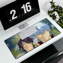 Load image into Gallery viewer, Gintama Gintoki Sakata, Shinsuke Takasugi Mouse Pad (Desk Mat) With Laptop
