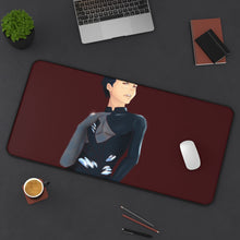Load image into Gallery viewer, Yuri!!! On Ice Yuuri Katsuki Mouse Pad (Desk Mat) On Desk
