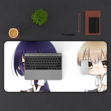 Load image into Gallery viewer, Kuzu No Honkai Hanabi Yasuraoka, Mugi Awaya Mouse Pad (Desk Mat) With Laptop
