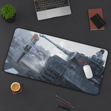 Load image into Gallery viewer, Girls und Panzer Mouse Pad (Desk Mat) On Desk
