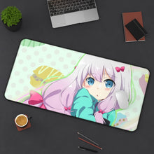 Load image into Gallery viewer, EroManga-Sensei Mouse Pad (Desk Mat) On Desk
