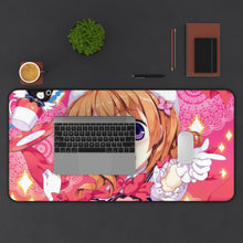 Load image into Gallery viewer, Is The Order A Rabbit? Mouse Pad (Desk Mat) With Laptop
