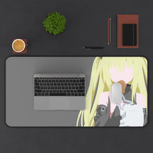 Load image into Gallery viewer, Yami with taiyaki Mouse Pad (Desk Mat) With Laptop
