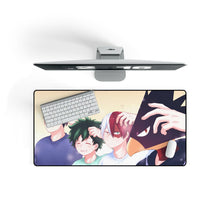 Load image into Gallery viewer, My Hero Academia Izuku Midoriya, Tenya Iida Mouse Pad (Desk Mat) On Desk
