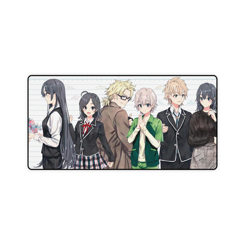 My Teen Romantic Comedy SNAFU Haruno Yukinoshita, Shizuka Hiratsuka, Saika Totsuka, Komachi Hikigaya, Hayato Hayama Mouse Pad (Desk Mat)