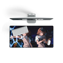 Load image into Gallery viewer, A Certain Scientific Railgun Mouse Pad (Desk Mat) On Desk
