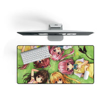 Load image into Gallery viewer, To Love-Ru Group Mouse Pad (Desk Mat) On Desk
