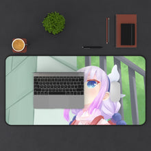 Load image into Gallery viewer, Miss Kobayashi&#39;s Dragon Maid Kanna Kamui, Kobayashi San Chi No Maid Dragon Mouse Pad (Desk Mat) With Laptop
