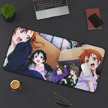 Load image into Gallery viewer, Love Live! Kotori Minami, Honoka Kousaka, Rin Hoshizora, Eri Ayase, Hanayo Koizumi Mouse Pad (Desk Mat) On Desk
