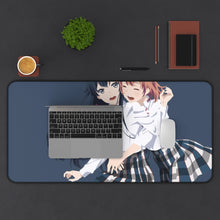Load image into Gallery viewer, Oregairu Vector Background for Desktop Mouse Pad (Desk Mat) With Laptop
