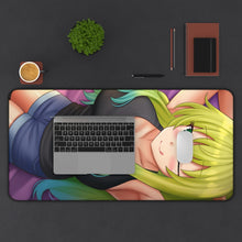 Load image into Gallery viewer, Miss Kobayashi&#39;s Dragon Maid Kobayashi San Chi No Maid Dragon, Quetzalcoatl Mouse Pad (Desk Mat) With Laptop
