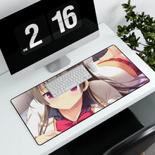 Load image into Gallery viewer, Anime Girl Mouse Pad (Desk Mat) With Laptop
