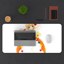 Load image into Gallery viewer, Cardcaptor Sakura Sakura Kinomoto, Keroberos Mouse Pad (Desk Mat) With Laptop
