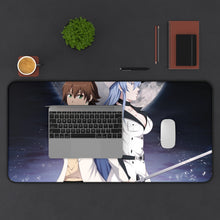 Load image into Gallery viewer, Tatsumi and esdeath Mouse Pad (Desk Mat) With Laptop
