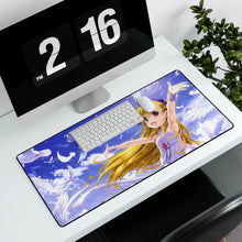 Load image into Gallery viewer, Magical Girl Lyrical Nanoha Strikers Mouse Pad (Desk Mat) With Laptop
