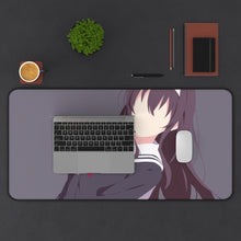 Load image into Gallery viewer, Saekano: How To Raise A Boring Girlfriend Mouse Pad (Desk Mat) With Laptop
