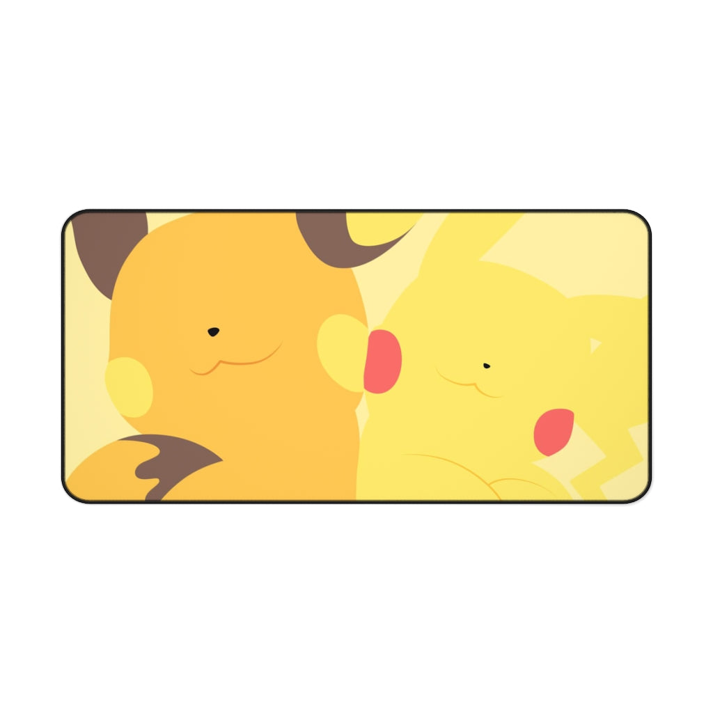 Pikachu and Raichu Mouse Pad (Desk Mat)