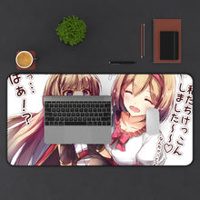 Load image into Gallery viewer, Granblue Fantasy Cagliostro, Djeeta, Granblue Fantasy Mouse Pad (Desk Mat) With Laptop
