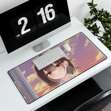 Load image into Gallery viewer, Anime Girl Mouse Pad (Desk Mat) With Laptop
