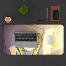 Load image into Gallery viewer, Winry Rockbell Mouse Pad (Desk Mat) With Laptop
