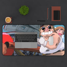 Load image into Gallery viewer, Porco Rosso Mouse Pad (Desk Mat) With Laptop
